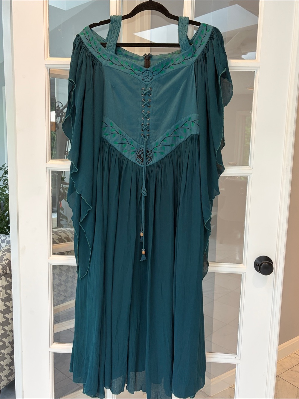 HolyClothing Boho Medieval Dress Sz Small NWT - Picture 2 of 7